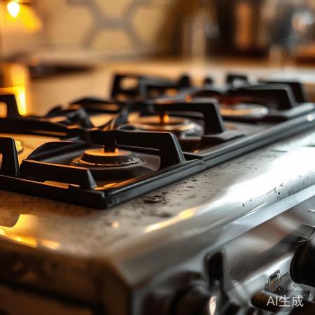 燃气灶下找电池